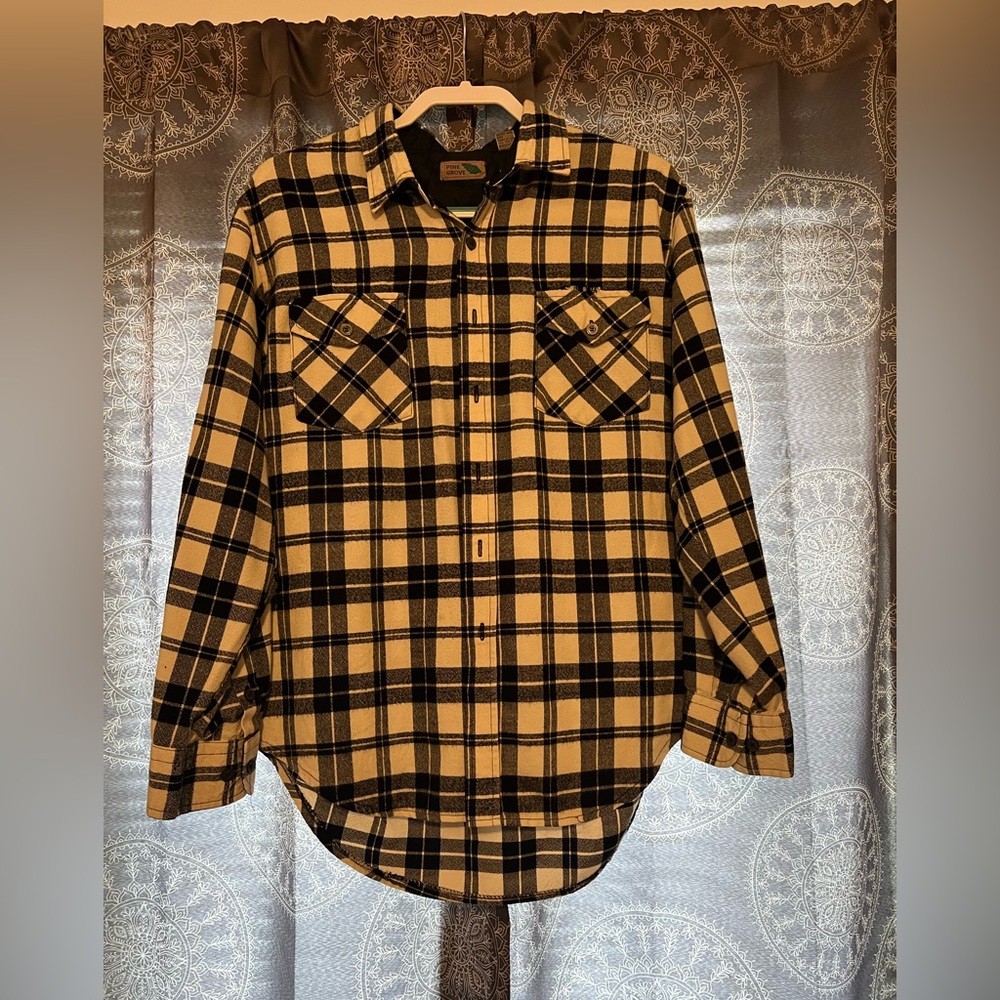 Black and white flannel